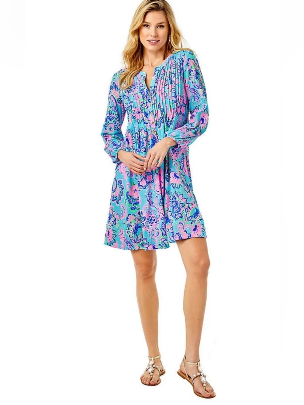Lilly Pulitzer Seana UPF 50+ Chillylilly M Jungle Sunrise